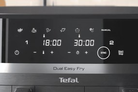 Teplovzdušná fritéza Tefal Dual XXL Easy Fry EY942HE0 Čierna