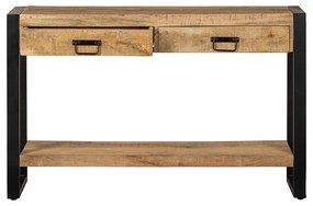 Konzolový stolík z mangového dreva Atlanta 2 zásuvky Mahom