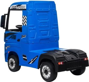 LEAN CARS Elektrické autíčko Mercedes Actros modré lakované MP4