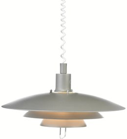 Sivé závesné svietidlo Markslöjd Kikrenes, ø 48 cm