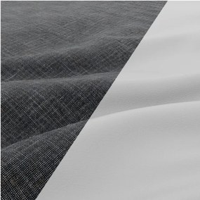 Rohová rozkladacia sedačka LUGO popolová / biela