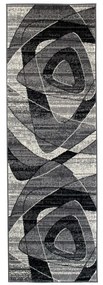 Kusový koberec PP Sia šedý atyp 80x200cm