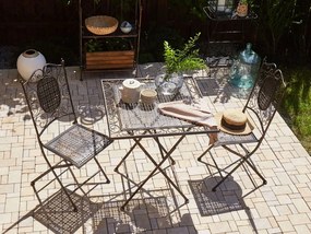 Záhradný set Beatriz (čierna) (pre 2 osoby). Vlastná spoľahlivá doprava až k Vám domov. 1035527