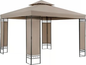 InternetovaZahrada Záhradný altánok Lorca 3x3 m - taupe