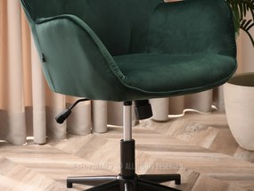 Kreslo Truni (zelená + čierna). Vlastná spoľahlivá doprava až k Vám domov. 1110429