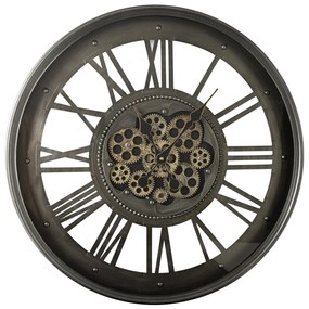 Dekoračné hodiny 60x7x60 cm oceľová