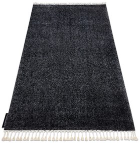 Koberec BERBER 9000 sivý, strapce, Maroko Shaggy