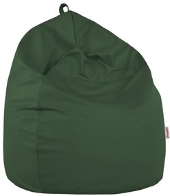 Sedací vak SAKO tmavozelený ekokoža