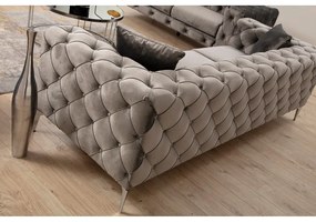 Tmavosivá zamatová pohovka 237 cm Como – Balcab Home