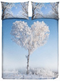 Gipetex Natural Dream 3D talianská obliečka 100% bavlna Love tree - 140x200 / 70x90 cm