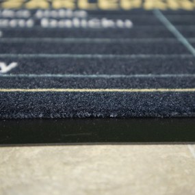 Mercury Flooring, Rohožka Čakacia doba 40x60 cm - na von aj na doma, 40x60, čierna