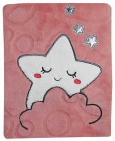 Detská deka Koala Sleeping Star pink