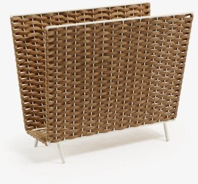 Stojan na časopisy z umelého ratanu Shibori – Kave Home