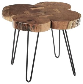 Odkladací stolík s doskou z akácie 50x50 cm Nandri – Premier Housewares