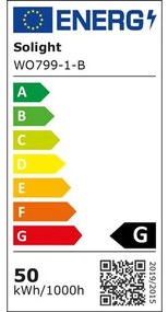 SOLIGHT LED svietidlo 50W, 3100lm, 3000K-6000K CCT, Dim, 40cm, diaľkový ovládač