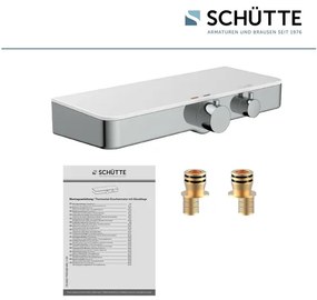 Schütte Sprchová termostatická batéria Ocean (chrómová/biela)  (100335888)