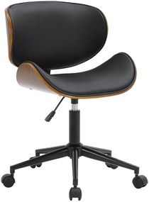 Design-Shop Kancelárska stolička Sammy - Čierna