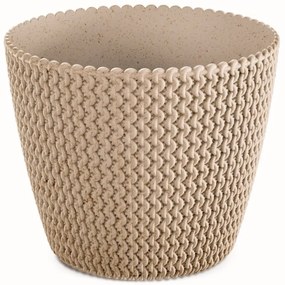 Kvetináč PLOWY ECO prírodná hnedá