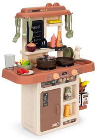 MULTISTORE Detská kuchynka 42 dielov – zvuky, LED a parný generátor