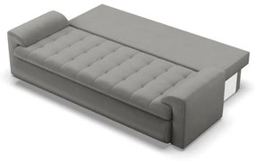 Trojmiestna rozkladacia sedačka FORESTA Kronos svetlosivá