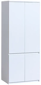 Šatníková skriňa AR1 Alishia (biela). Akcia -20%. Vlastná spoľahlivá doprava až k Vám domov. 1040712
