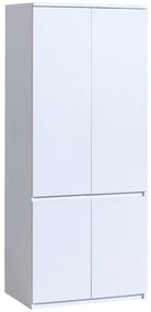 Šatníková skriňa AR1 Alishia (biela). Akcia -20%. Vlastná spoľahlivá doprava až k Vám domov. 1040712