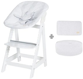 roba Detská vysoká stolička Born Up Zickzack 2 v 1 (biela)  (100366796)