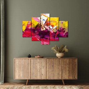 Obraz abstrakcie - maľba (150x105 cm)