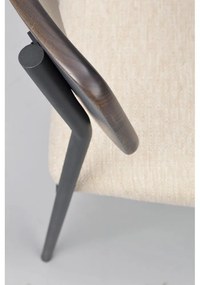 Krémovo-tmavohnedé jedálenské stoličky v súprave 2 ks Maymont – Rowico