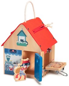Lilliputiens - drevený domček so zámkami