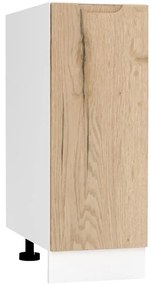 Kuchynská skrinka Zoya D30 Pl Dub Halifax/Biely