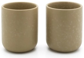Béžové šálky z kameniny v súprave 2 ks 200 ml Umea – Bredemeijer