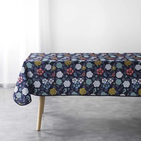 Obrusy Douceur d intérieur  NAPPE RECTANGLE 150 x 240 CM POLYESTER IMPRIME LILY BLEU