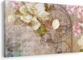 Obraz - Kvetinový ornament (90x60 cm)