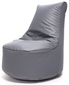 INTERMEDIC SK Sedací Vak Seat S Ekokoža Farba: E15 - Sivá tmavá (Ekokoža)