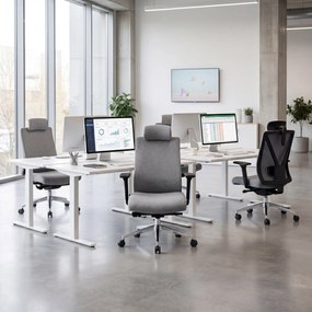 Ergonomická kancelárska stolička sivá VECTOR