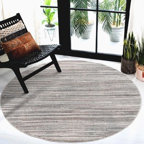 Dekorstudio Moderný okrúhly koberec MODA SOFT béžový 571 Priemer koberca: 120cm