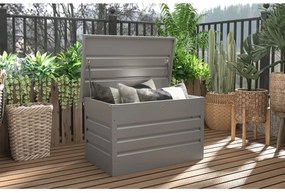 G21 Záhradný box Denver 280 L, metalický šedý plechový PE63900850