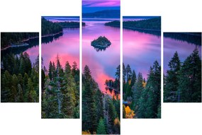 Obraz - Jazero Tahoe, Sierra Nevada, Kalifornia, USA (150x105 cm)