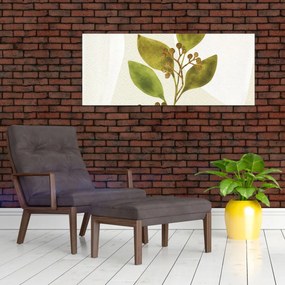 Obraz - Akvarelová vetvička N⁰1 (120x50 cm)