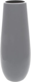 Váza Luna 30 cm, šedá