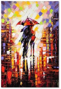 Gario Obraz na plátne Pár v daždi pod dáždnikom Rozmery: 40 x 60 cm