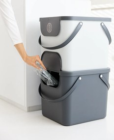 XL - Odpadkový kôš na triedený odpad ALBULA alebo ako kôš na bielizeň, 40 l - antracit