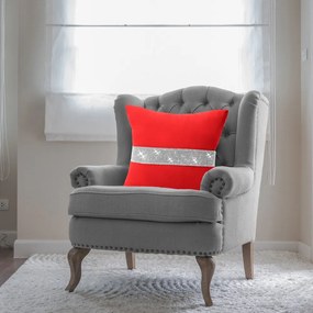 Dekorstudio Dekoračná obliečka na vankúš GLAMOUR 404-12 červená