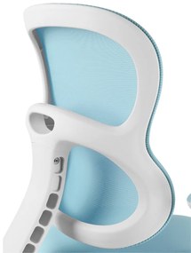 Detská rastúca stolička Neoseat JUNI 006 — látka, prateľný poťah, modrá