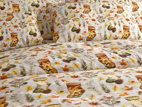 Bavlnené obliečky AUTUMN SOCKS farebné Rozmer obliečky: 70 x 90 cm | 140 x 200 cm