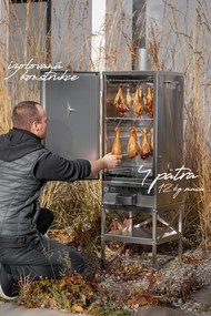 KAISER - OSEMDESIATKA, elektrická udiareň, nerez