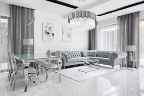 Toolight Toolight, krištáľové stropné svietidlo 4xE14 APP1480-1C, chrómová, OSW-05060