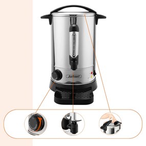 Jurhan Varič na víno/čaj COZY - 6,8l, strieborná