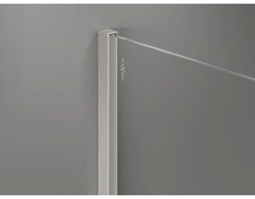 Mexen, Mexen Kioto-X sprchová stena 70 x 200 cm, priehľadná 10 mm, brúsený nikel - 800-070-101-97-00-X